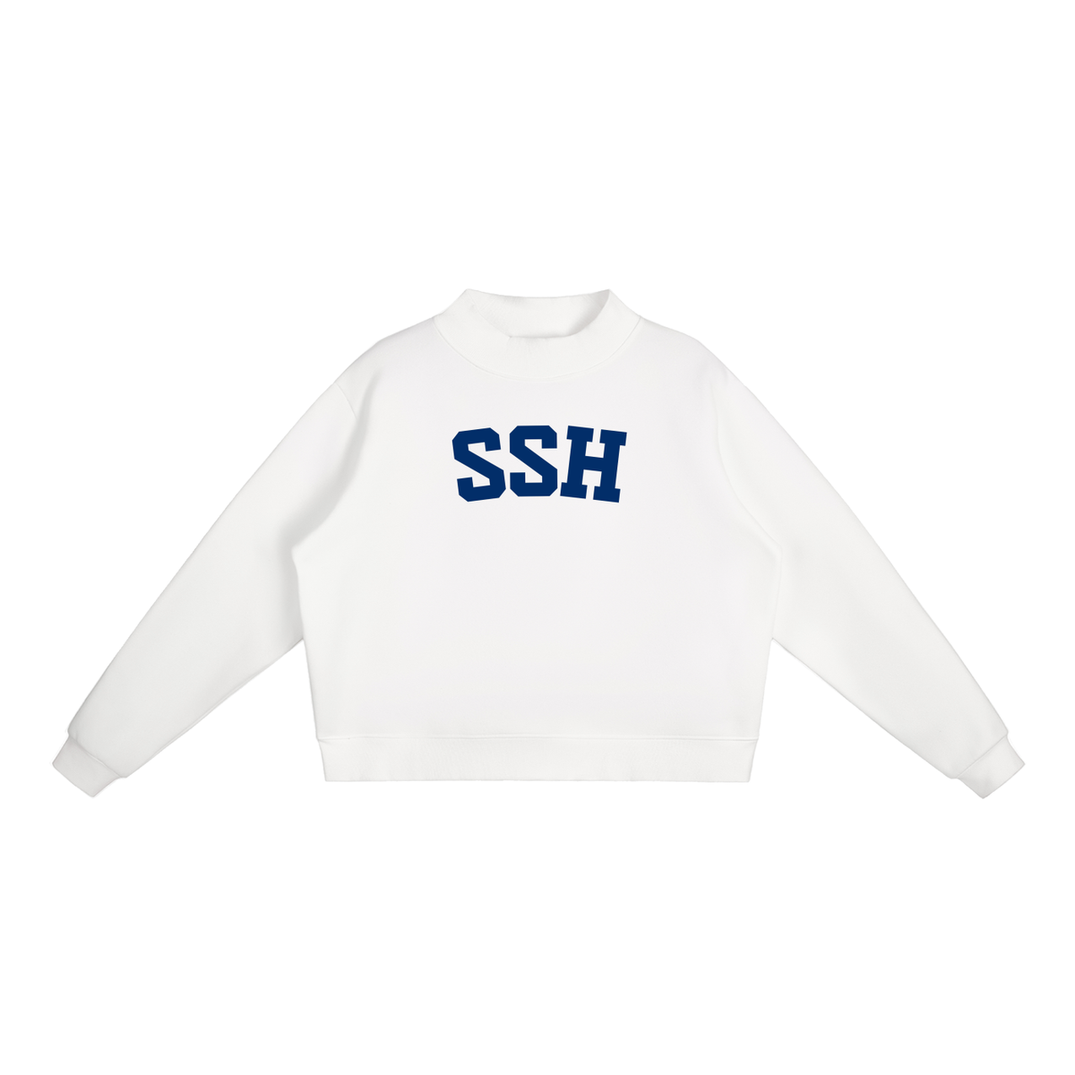 SSH BLOCK LETTERS MOCK NECK