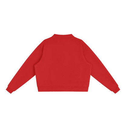 SOUTHIE WHITE BLOCK LETTER MOCK NECK