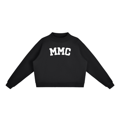 MMC BLOCK LETTER BLACK MOCK NECK