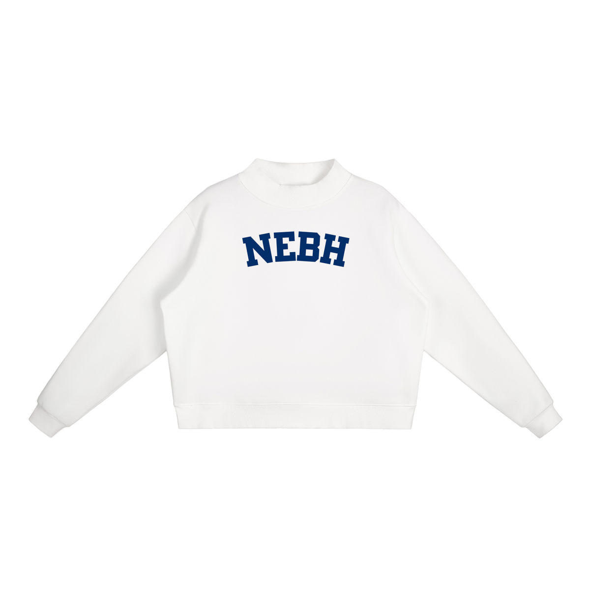 NEBH BLOCK LETTERS MOCK NECK