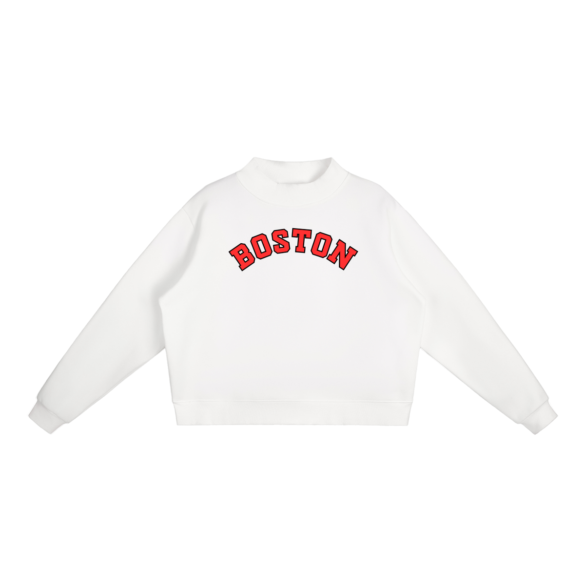 HUNTINGTON AVE MOCK NECK