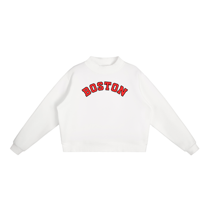 HUNTINGTON AVE MOCK NECK