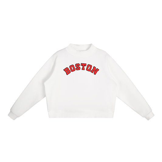 HUNTINGTON AVE MOCK NECK