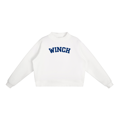 WINCH BLOCK LETTERS MOCK NECK