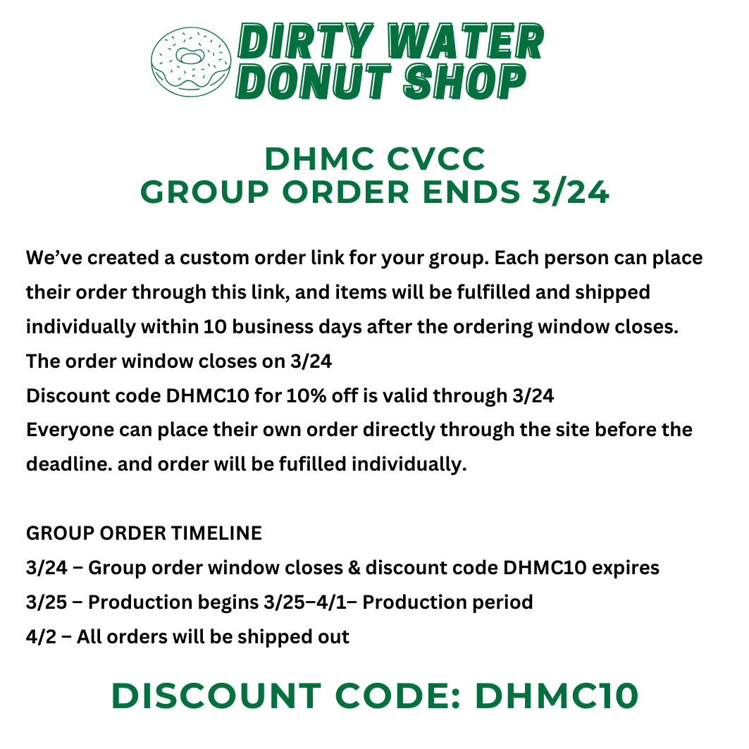 DARK GREEN DHMC CVCC CHAMPION CREWNECK