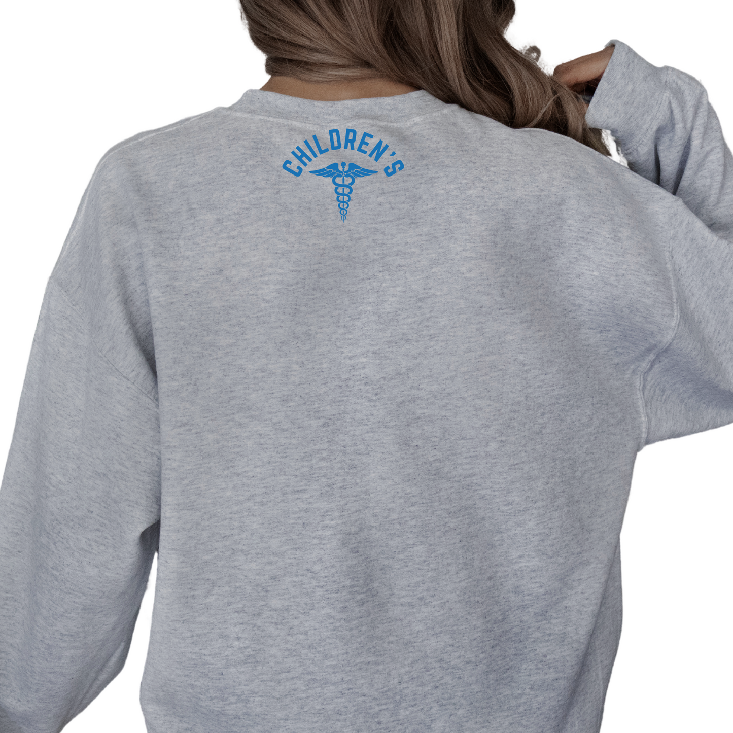 ROYAL BLUE BCH PHLEMBOTOMY CHAMPION CREWNECK - DARK GRAY