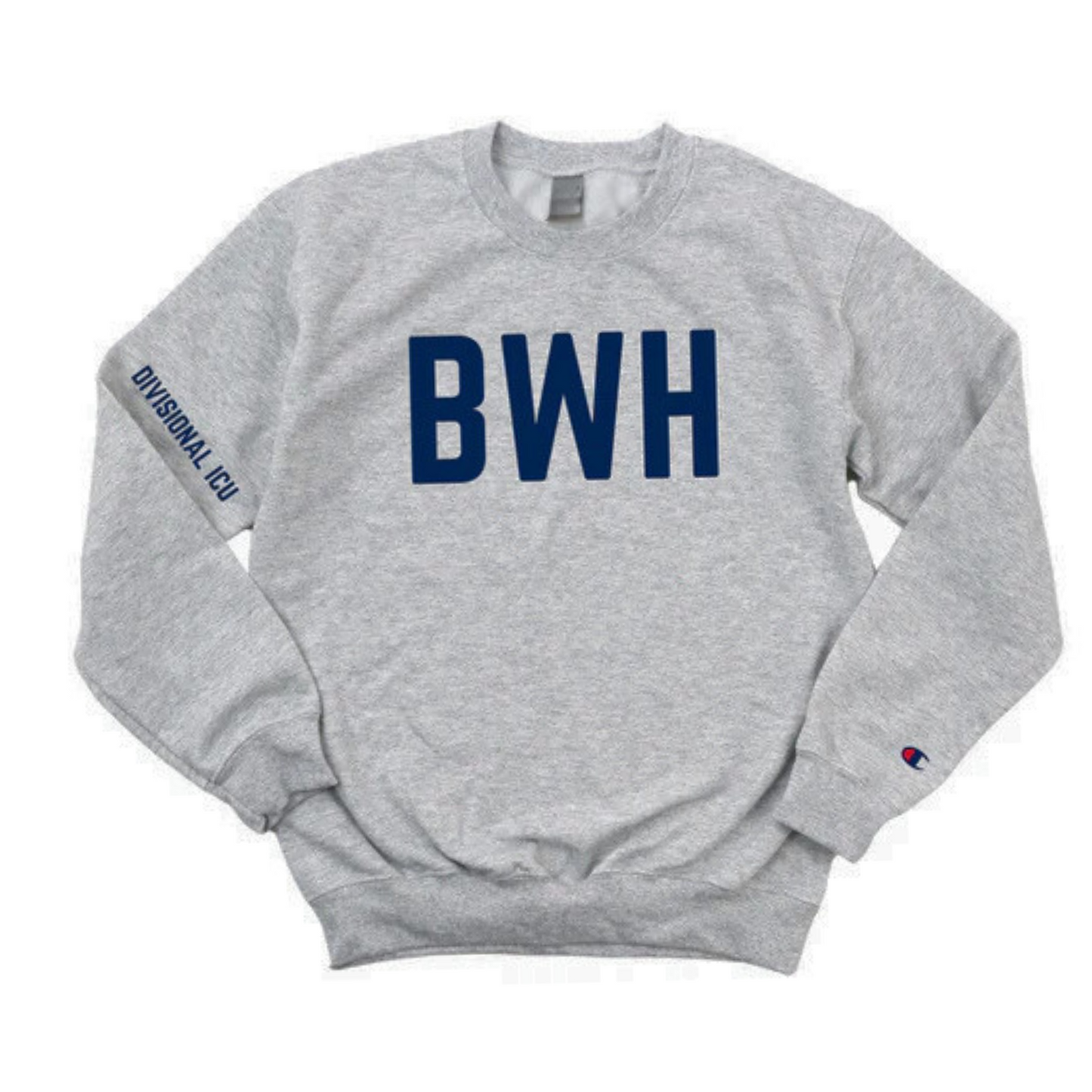 NAVY BWH RN DIVISIONAL ICU CHAMPION CREWNECK - DARK GRAY