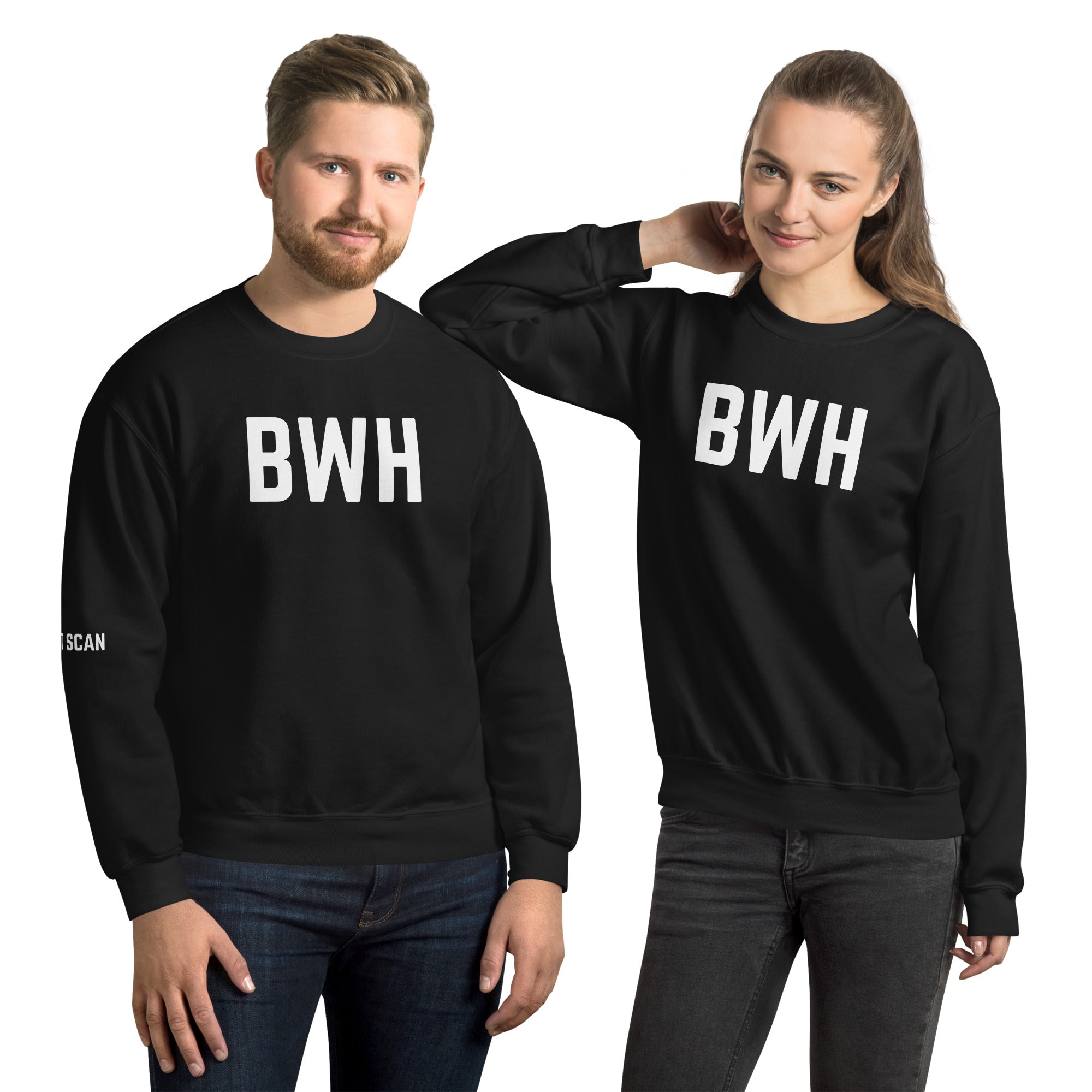 BLACK BWH RT(R)(CT) - CT SCAN CREWNECK – Dirty Water Donut Shop